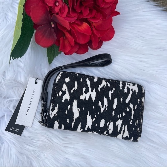 NWT Aimee Kestenburg Static Haircalf Dixon Wallet/Wristlet - Picture 1 of 9